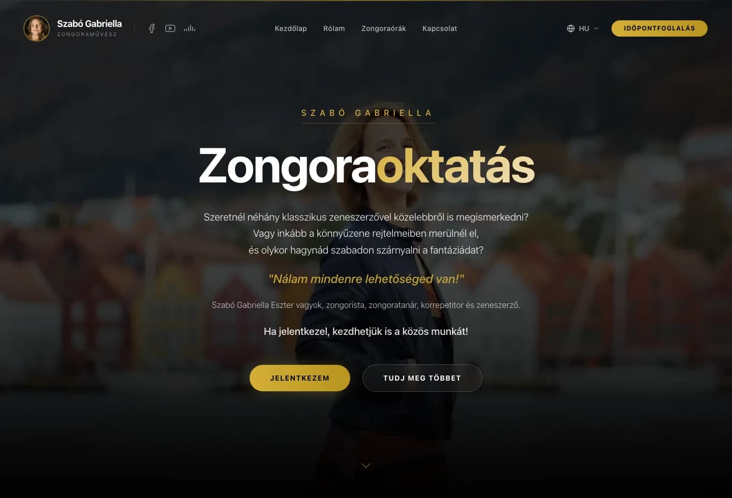 Szabó Gabriella Eszter homepage preview
