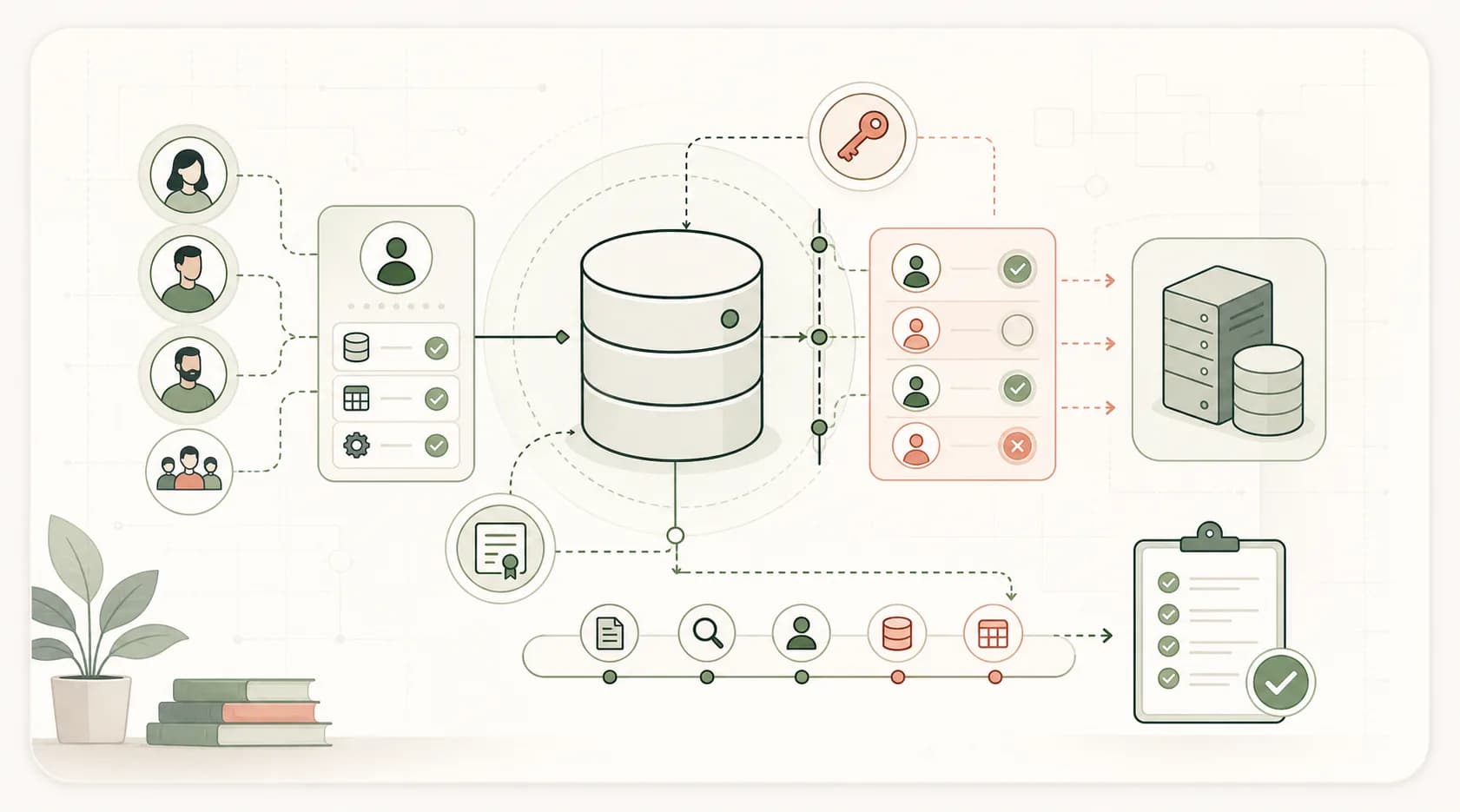 SQL Server hardening operational diagram