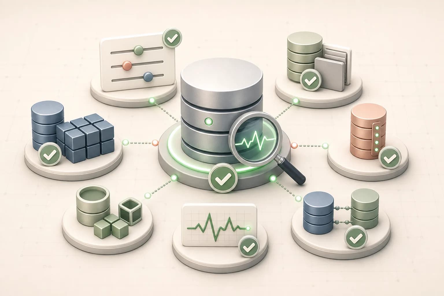 SQL Server health check operational diagram