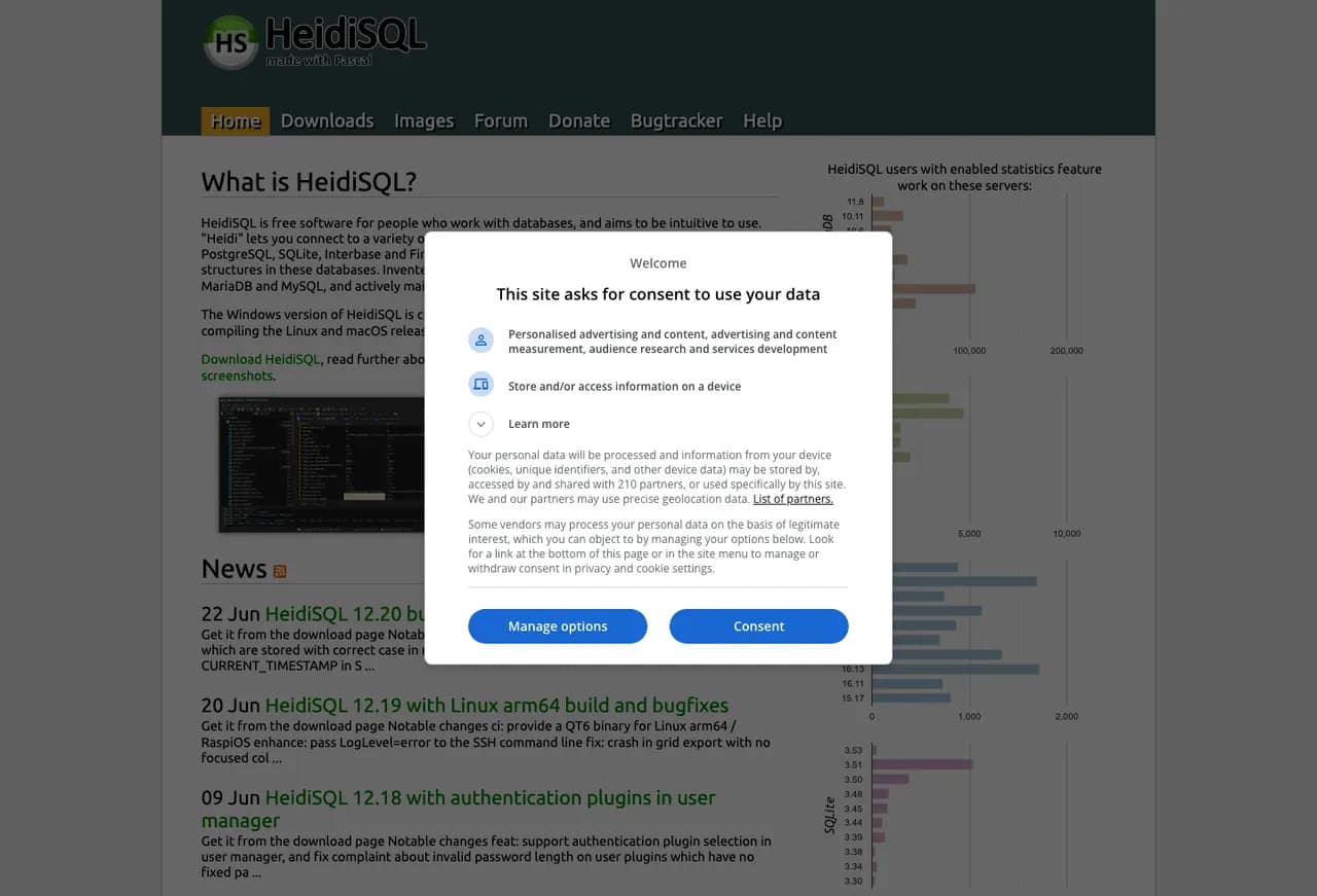 HeidiSQL official product page