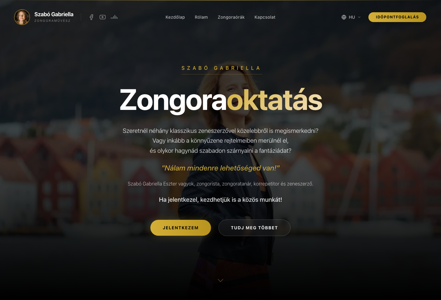 Szabó Gabriella Eszter homepage preview